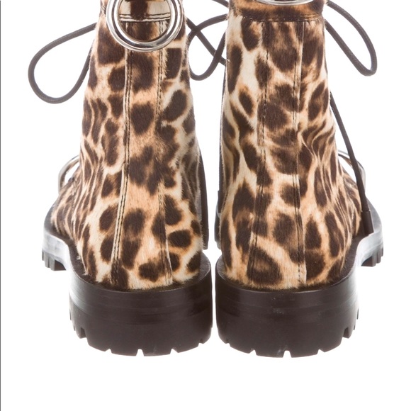 Alexander Wang Leopard Combat Boots🔥 New without tags! - Picture 8 of 9